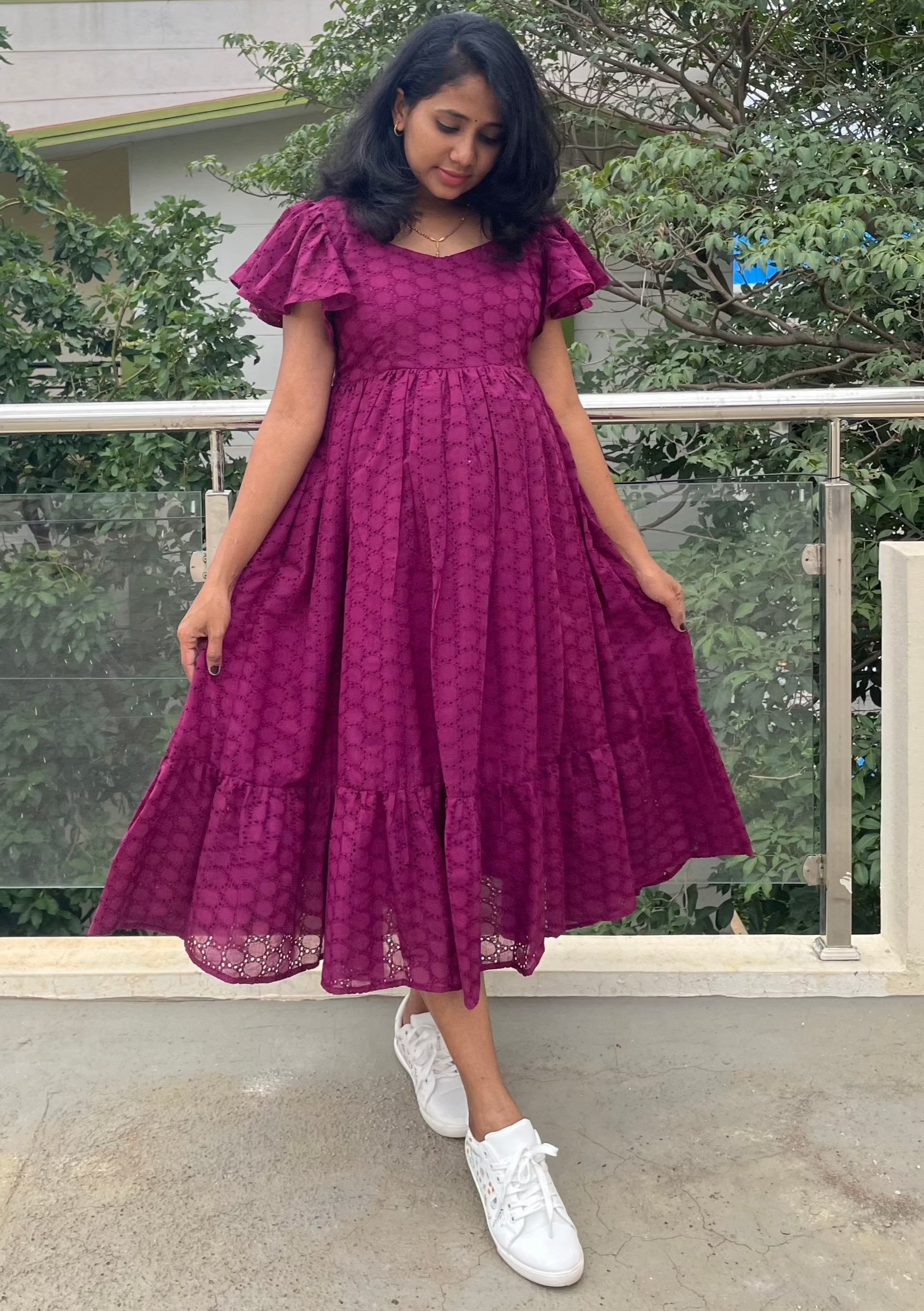 Midi 2025 frock designs