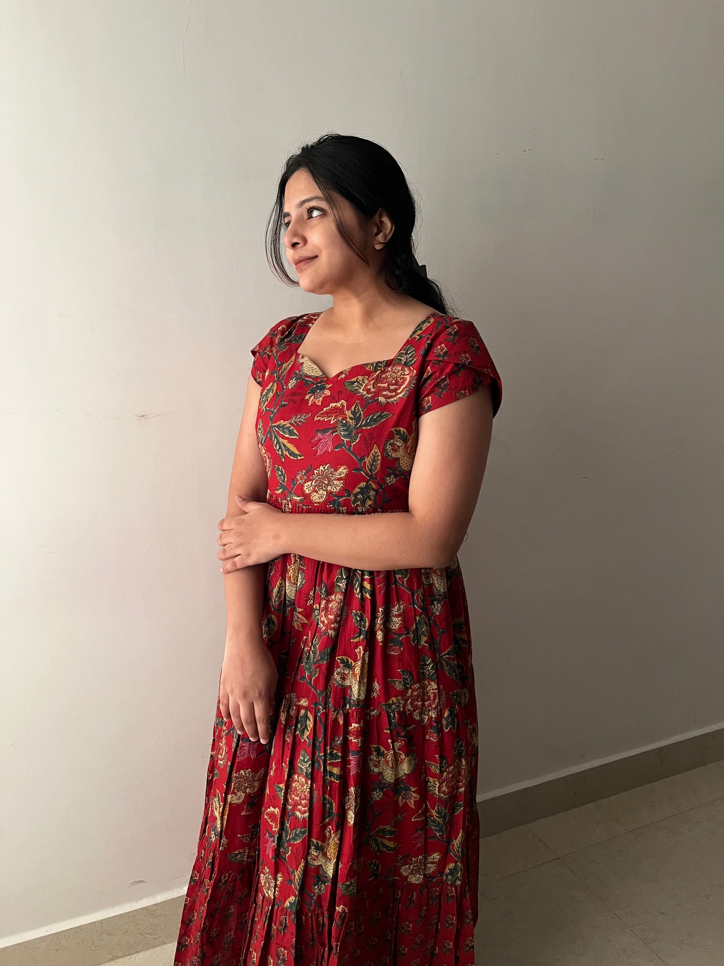 Geethanjali Floral 3 tier dress