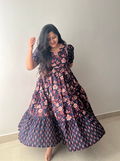 Anupama Floral 3 tier dress