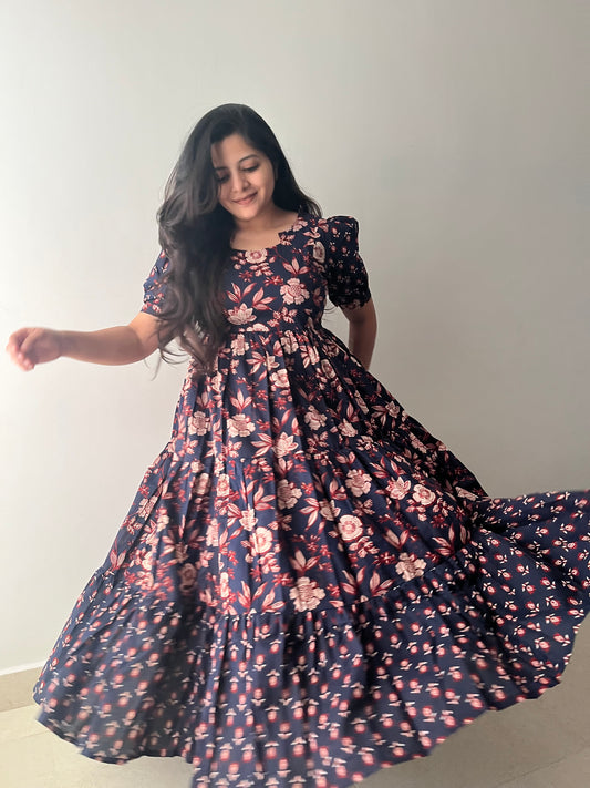 Anupama Floral 3 tier dress