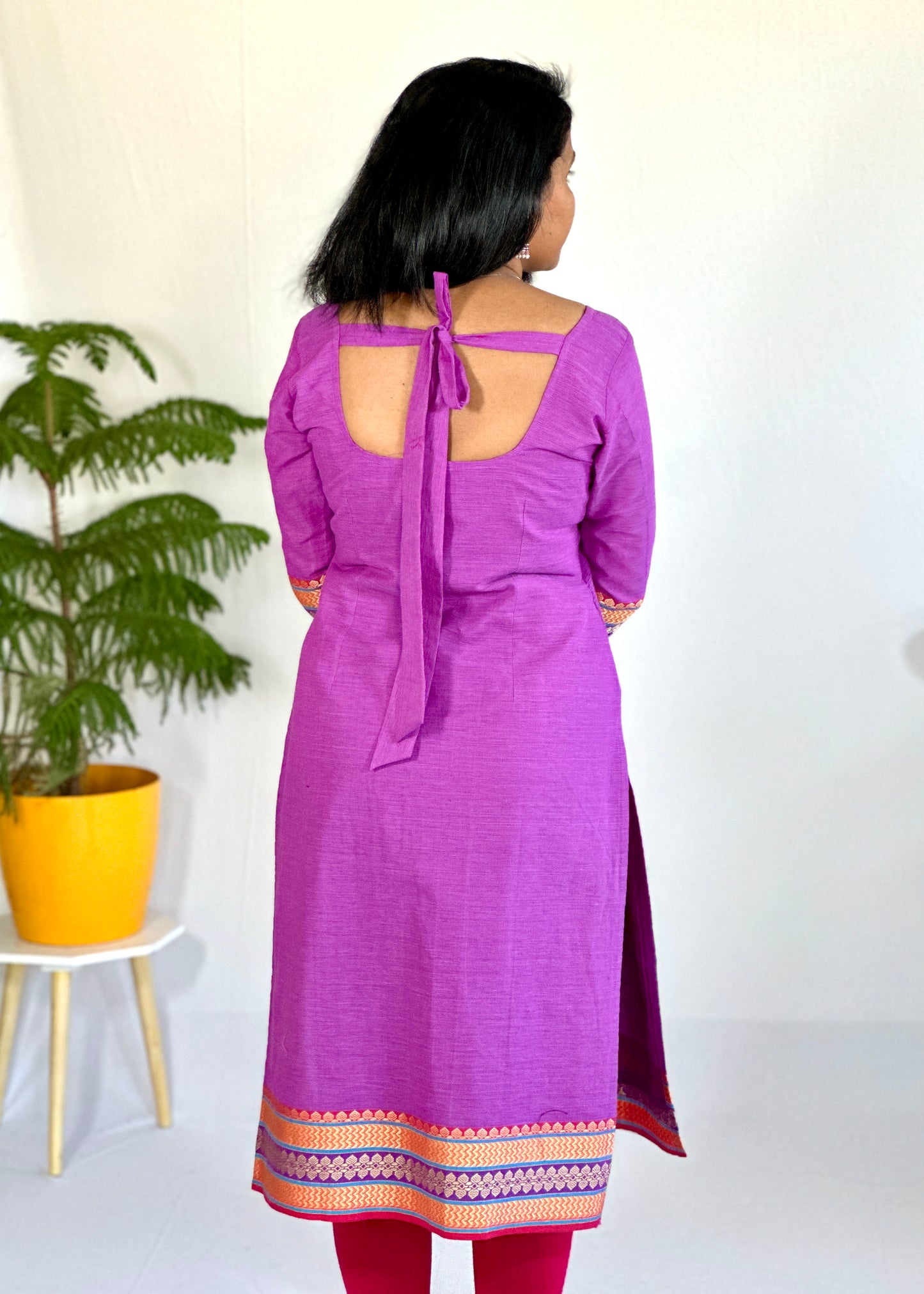 Keya Lavendar Cotton kurti