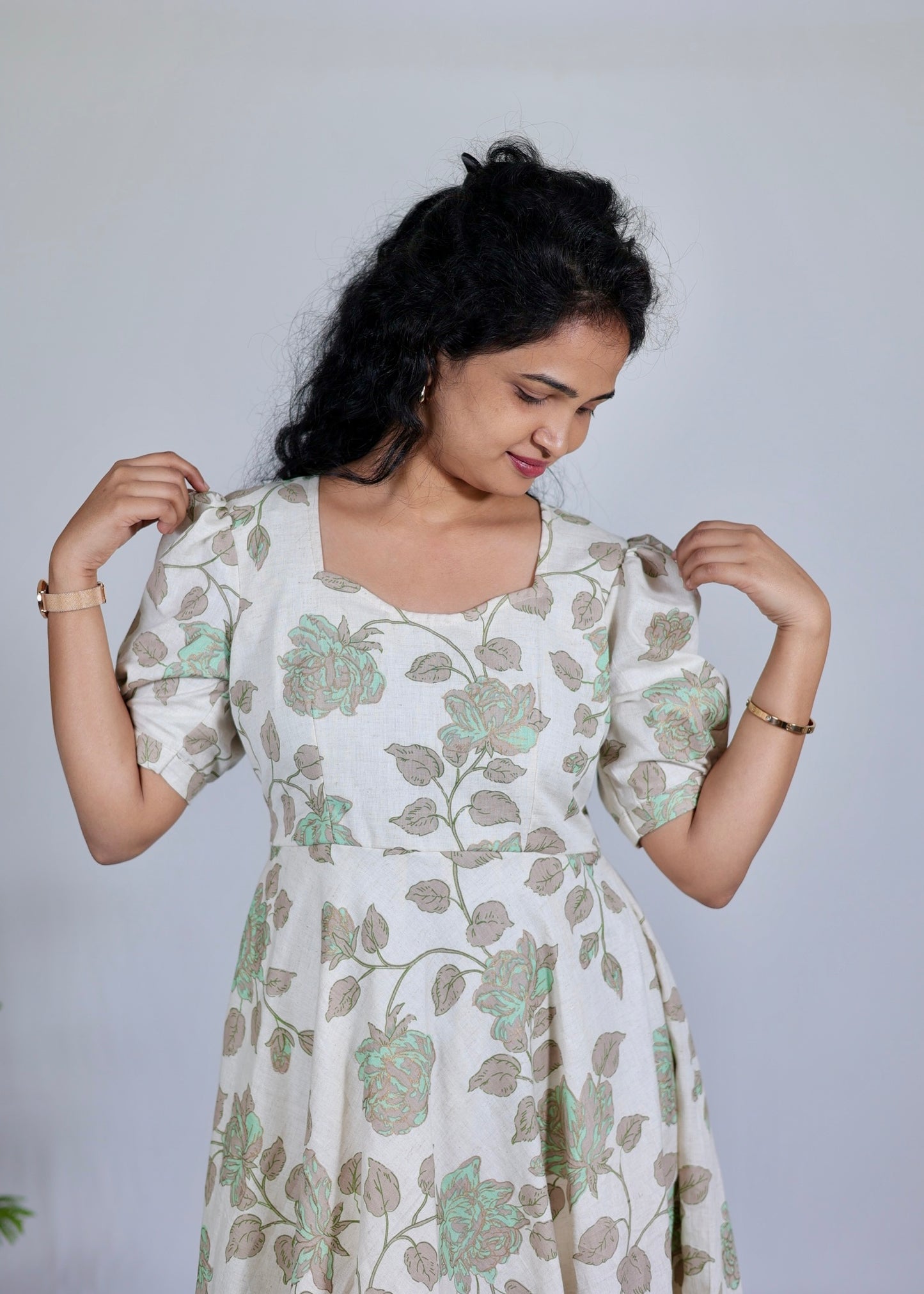 Madhura Cotton midi dress