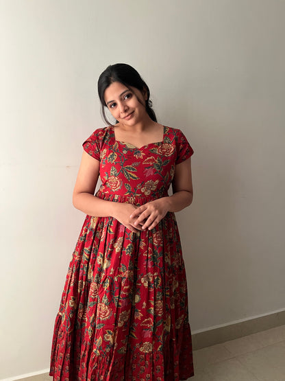 Geethanjali Floral 3 tier dress