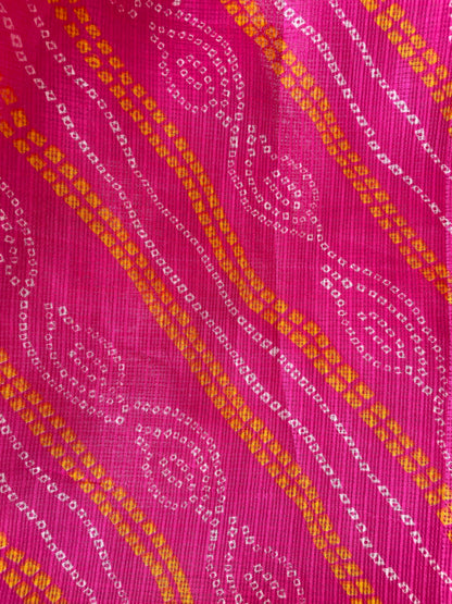 Taarah Pink Kota Fabric Kurti